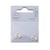 2 Pendentifs ancre - acier inoxydable doré