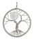 Pendentif Arbre De Vie Tissage Argent Pierre De Lune