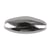 Lot de 105 perles ovales - Argent - 6x3 mm 