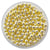 Lot de 240 perles - Or - 3 mm Ø 