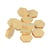 15 perles hexagonales en bois - 20 x 4.7mm - Lucy