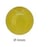 4 Perles pierre yellow jade - 6mm - acier inoxydable