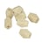 8 perles polygonales en bois - 10.6 x 15.8mm - Lucy