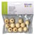 12 perles rondes en bois - 25mm - Lucy
