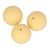Perle Silicone Ronde 15Mm X3 Jaune