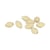 8 perles «toupie» en bois - 20 x 30mm - Lucy