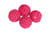 Lot de 4 perles en crochet - 16 mm - Oeillet