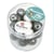 Perles Renaissance 10mm - Mix gris