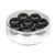 Perles de rocaille 11mm - noir