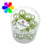 Perles verre Renaissance - vert tilleul 10mm