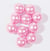 Perles verre renaissance petit modèle x 85 rose coquille 4 mm