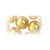 Perles verre Renaissance - jaune soleil 4mm