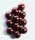 Perles en verre Renaissance - 6mm - praliné
