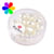 Perles verre Renaissance - blanc neige 9mm