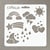 Planche pochoirs Météo du jour - Créalia