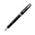 Stylo plume - Noir - Sonnet Laqué noir, finitions palladium - Plume moyenne - Parker