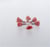Lot de 6 Pompons fil 20mm - rose