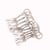 Set de 10 porte-clefs métal - Créalia