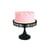 Présentoir gâteau noir broderie - 23 cm - Cerf Dellier