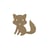 Raton laveur en bois - 15 cm