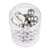 Perles Renaissance argent ancien 10 mm x perles