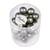 Perles Renaissance dépolie olive 10 mm x perles