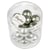 Perles Renaissance argent ancien 12 mm
