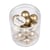 Perles Renaissance dépolie or 12mm x  perles 