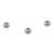 Perles Renaissance dépolie argent 4 mm x perles