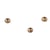 Perles Renaissance dépolie or 4 mm x perles