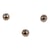 Perles Renaissance taupe 4 mm x perles