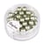 Perles Renaissance dépolie argent 6 mm x perles