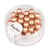 Perles Renaissance dépolie rose anti 6 mm x perles