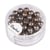 Perles Renaissance taupe 6 mm x perles