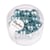 Perles Renaissance bleu tendre 8 mm x perles