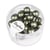 Perles Renaissance dépolie olive antique 8 mm x perles
