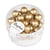 Perles Renaissance dépolie or 8 mm x perles