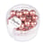 Perles Renaissance rose antique 8 mm x perles