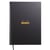 Cahier broché - Format A4 21 x 29.7 cm - Rhodia - 192 pages lignées - Noir