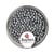 Perles de rocaille nacrées - 2.6 mm - 17 g - argent