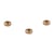 Perles de rocailles or 4 mm