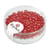 Perles de rocaille cirées - rouge