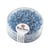 Perles de rocaille granit - 2.6 mm - bleu azur