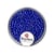Perles de rocaille opaques lustrées - 2,6 mm - bleu foncé