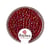 Perles de rocaille transparentes lustrées - 2,6 mm - rouge vin
