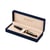 Stylo roller - Bleu - Expert Laqué noir, finitions or - Pointe fine - Waterman