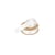 Ruban Just married - satin blanc