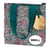Sac cadeau bleu à pois - Petit modèle