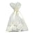 Sachet 10 organdi ivoire