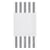 10 sachets rectangle - argent
